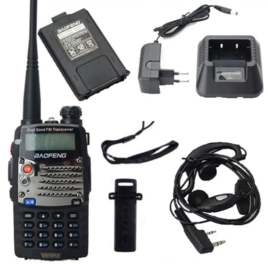 2 шт. BaoFeng UV 5RA walkie taklie трансивер 5 Вт VHF UHF двухдиапазонный 136 174/400 520 MHz Ham CB FM