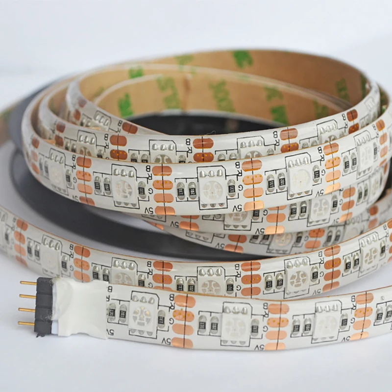 Фото [DENGSUM]USB LED Strip lamp 2835SMD DC5V Flexible LED light Tape Ribbon 1M 2M 3M 4M 5M HDTV TV Desktop Screen  Bias lighting №5