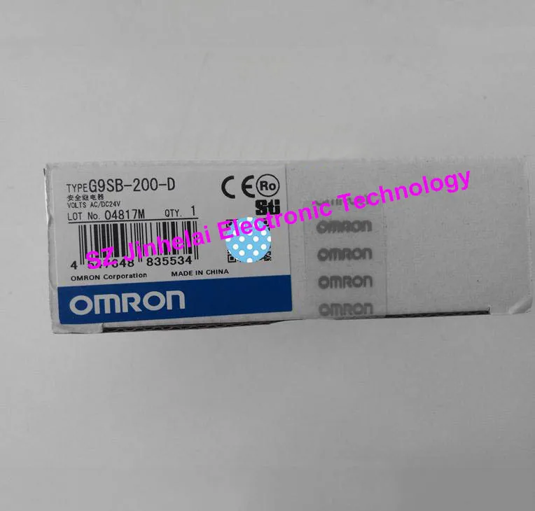 

Новое и оригинальное реле безопасности OMRON G9SB-200-B OMRON AC/DC24V