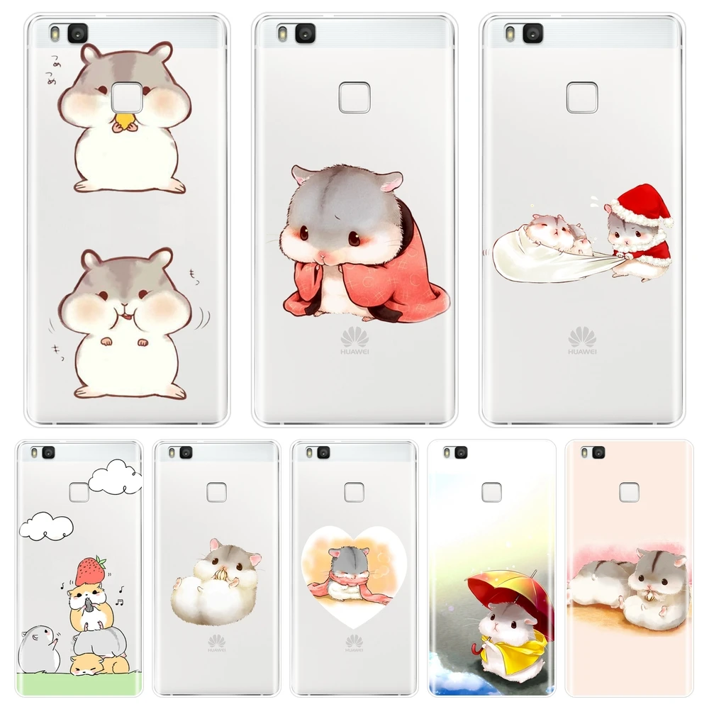 TPU For Huawei P20 Lite Pro P9 P10 Plus P Smart Case Silicone Hamster Soft Back Cover P8 Mini 2017 Phone | Мобильные телефоны и