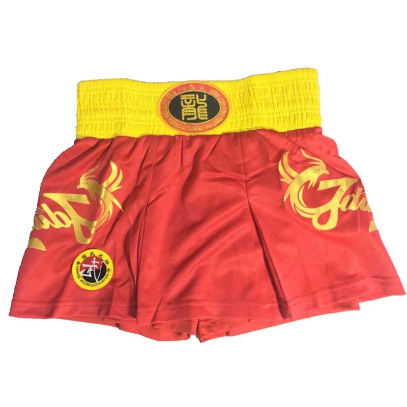 JDUanL Phoneix Детские/женские боксерские короткие юбки Sanda Wushu MMA + футболки для боевых