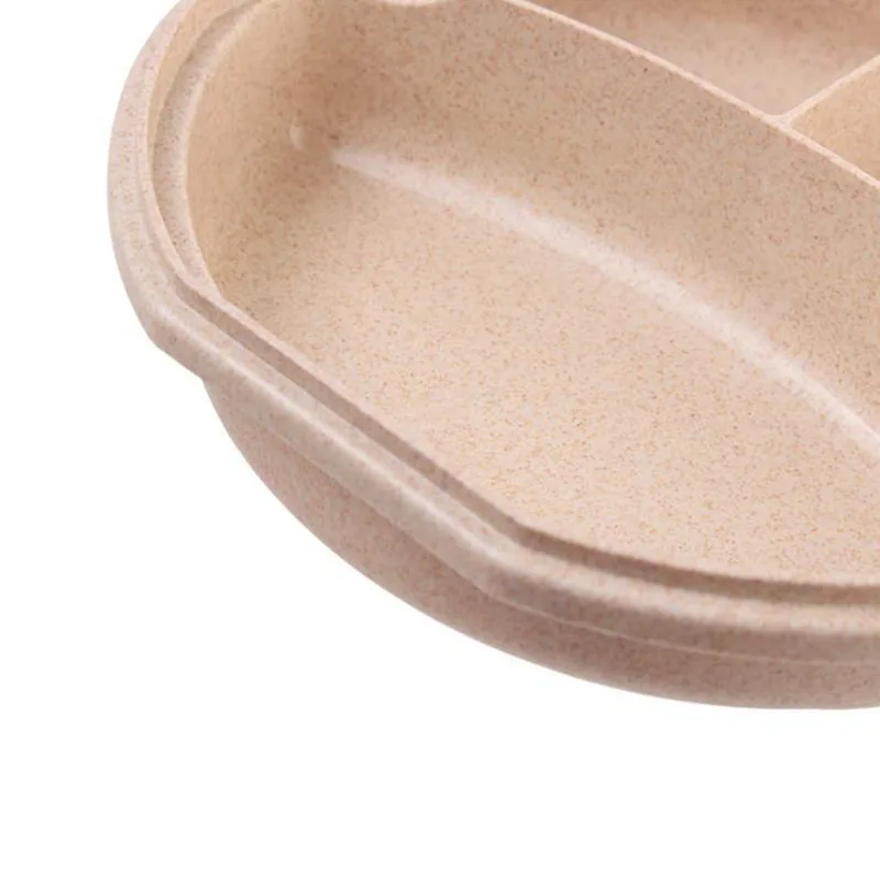 MICCK пшеничная соломенная коробка для ланча Экологичная круглая BPA бесплатно