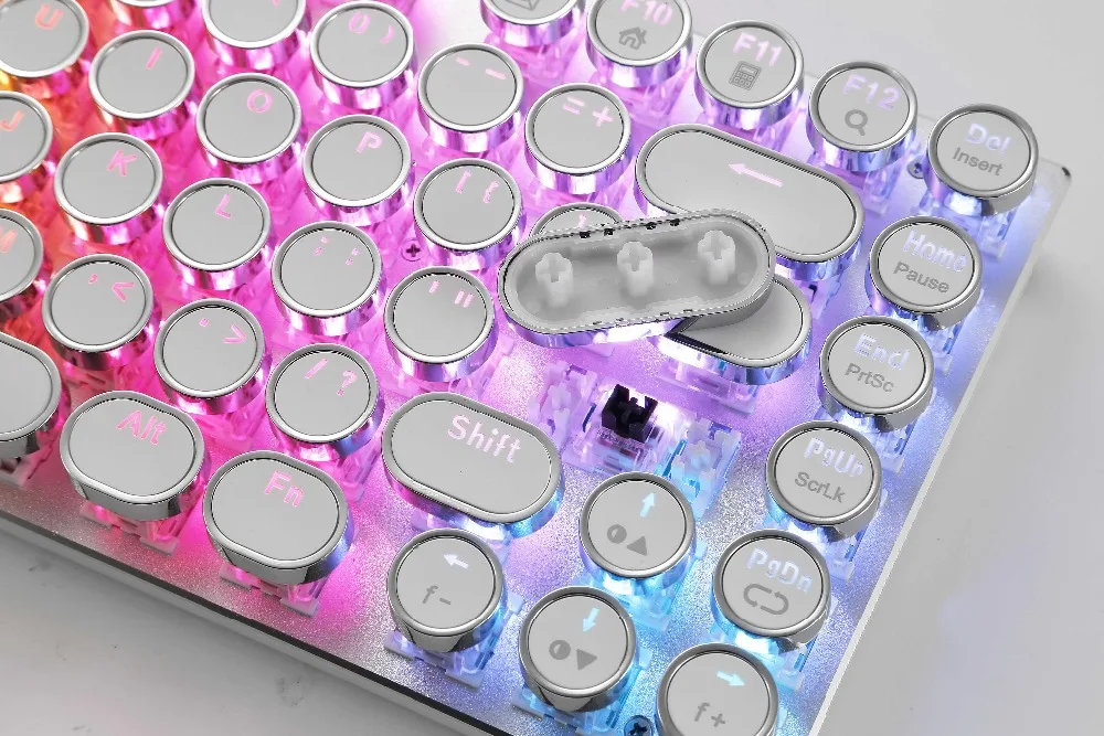 Механическая клавиатура в стиле стимпанк с покрытием компактная игровая RGB