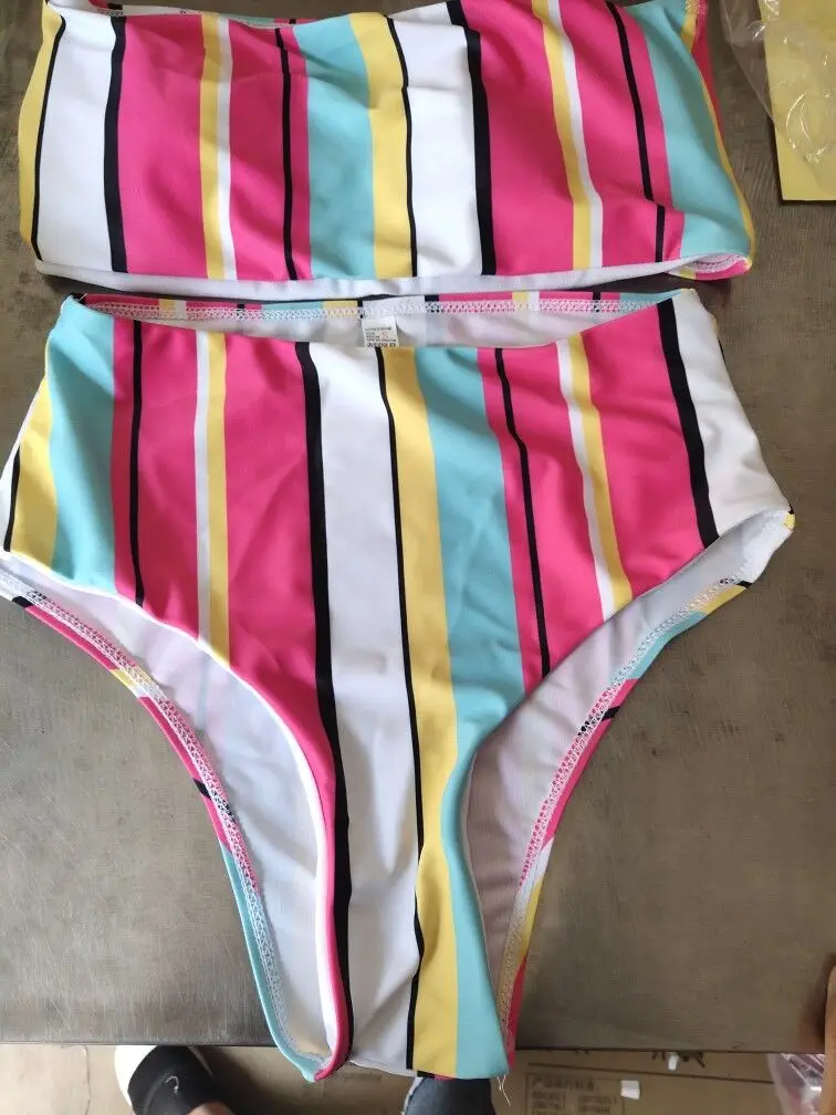 Цветочный комплект бикини сексуальный купальник женское с открытыми плечами