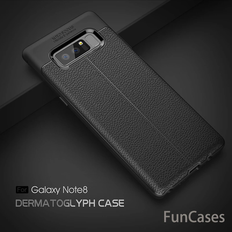 Для samsung Galaxy Note 8 чехол Роскошные ультра-тонкие и мягкие ТПУ кожа телефон чехлы для