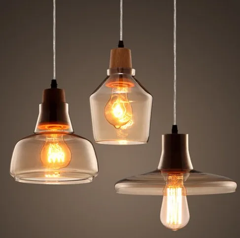 Современные светодиодные подвесные светильники Edison в стиле лофт потолочные для