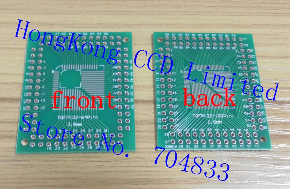 Плата адаптера FQFP TQFP 32 44 64 80 100 LQFP SMD DIP 0 5/0 8 мм | Электронные компоненты и
