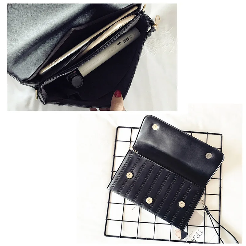 Gina Tang Hand Package Women Fashion Solid Envelope Bag Ladies Personality Clutch Purse Leather bolsas | Багаж и сумки