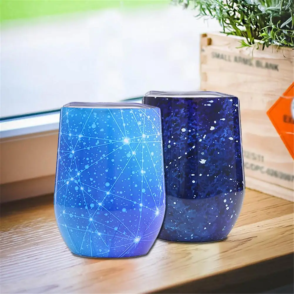 Стакан для вина из нержавеющей стали с крышкой 12 унций | Дорожный стакан