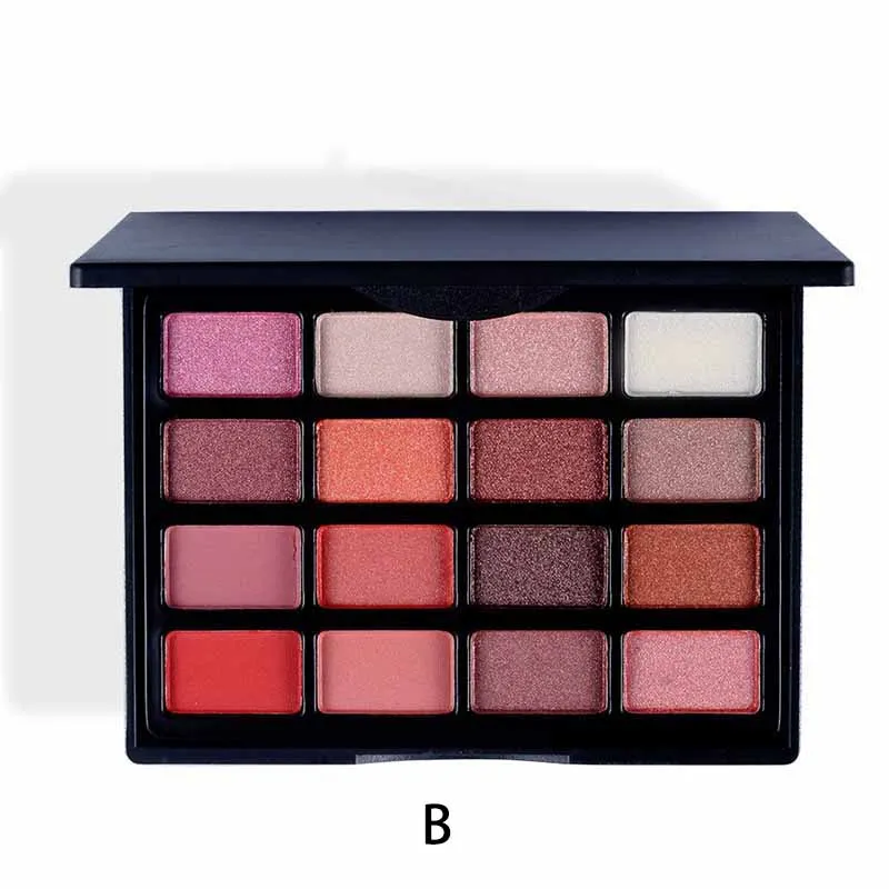 16 Colors Eyeshadow Palette Shining Shimmer Nature Nude Makeup Eye Shadow Cosmetics YUF99 |
