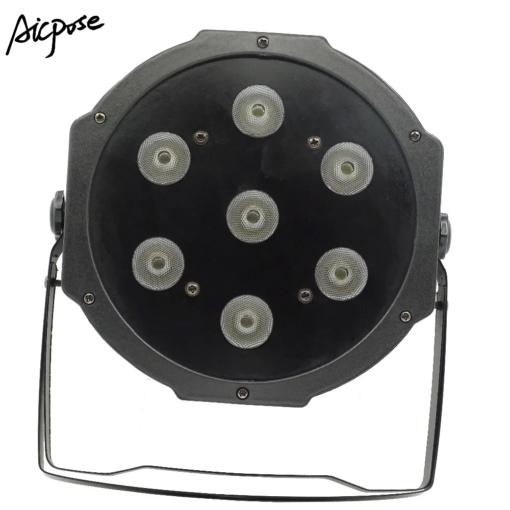 

16Pcs/lots Remote Par lights 7x12w Small Lens RGBW 4 in 1 7*12w With Remote Control Fat Par Led Disco DJ Bar Stage Light