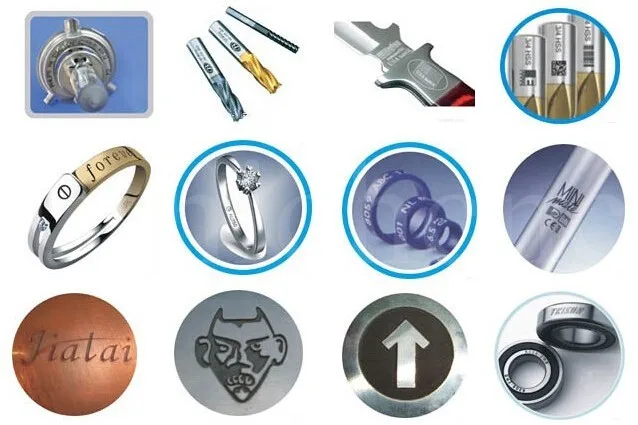 Превосходное волокно 30 Вт лазерная маркировочная машина на металлических и