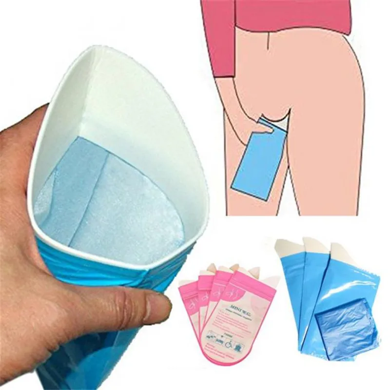 

4 Pcs/ Box Unisex Outdoor Travel Eco-friendly Urine Prevent Stink Mini Vomit Bags Toilet Disposable Emergency Tool