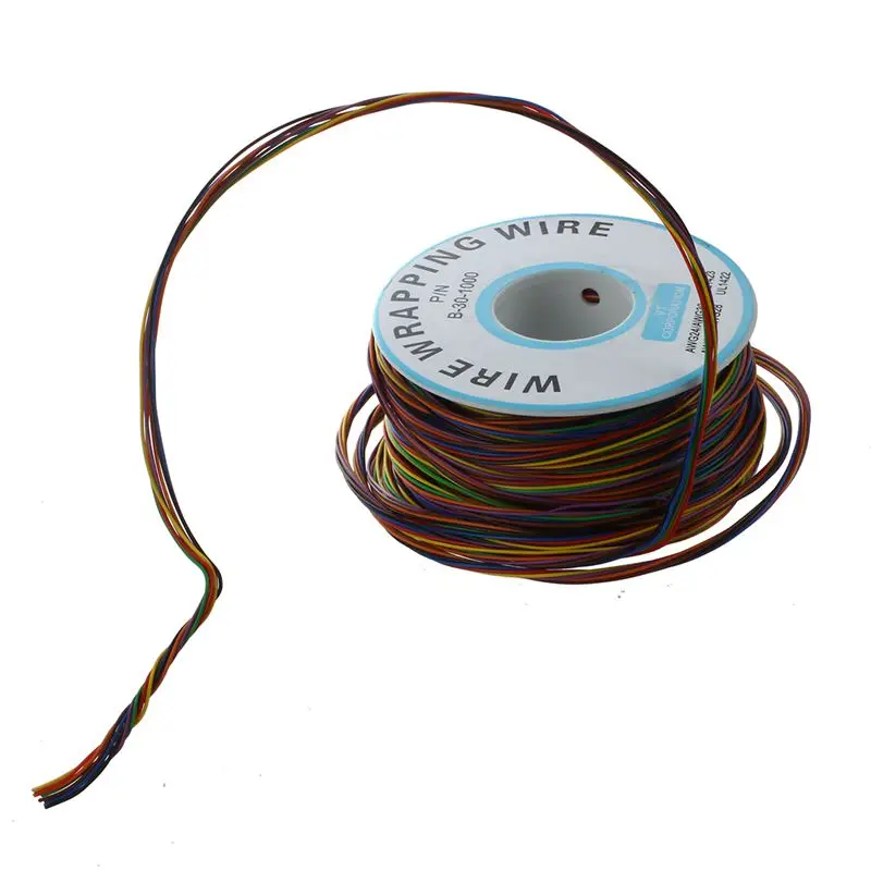 P/N B 30 1000 200 м 30AWG 8 жильный Цветной изоляции Тесты упаковки кабеля широко можно