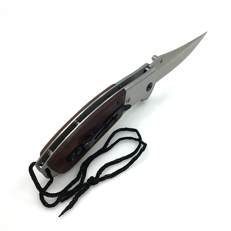 Складной нож для повседневного использования Мультитул с деревянной ручкой