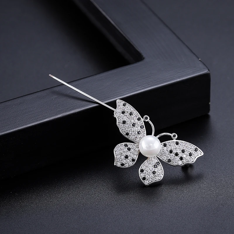 Женская Классическая брошка-бабочка GAOLA с серебряным покрытием для подарка или