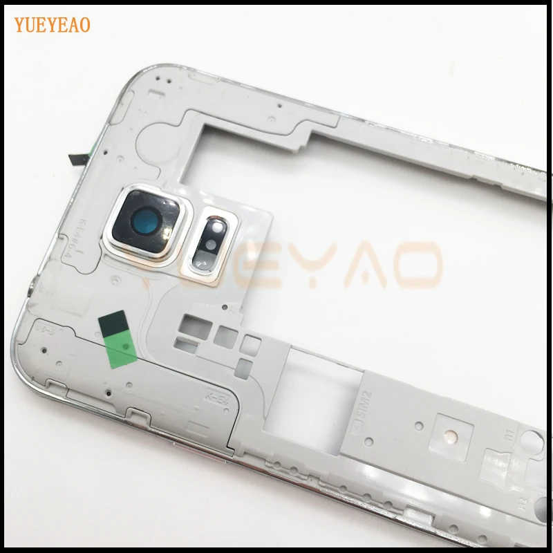 YUEYAO средняя рамка пластина для samsung Galaxy S5 G900FD Dous Sim задняя Шасси задний корпус|back