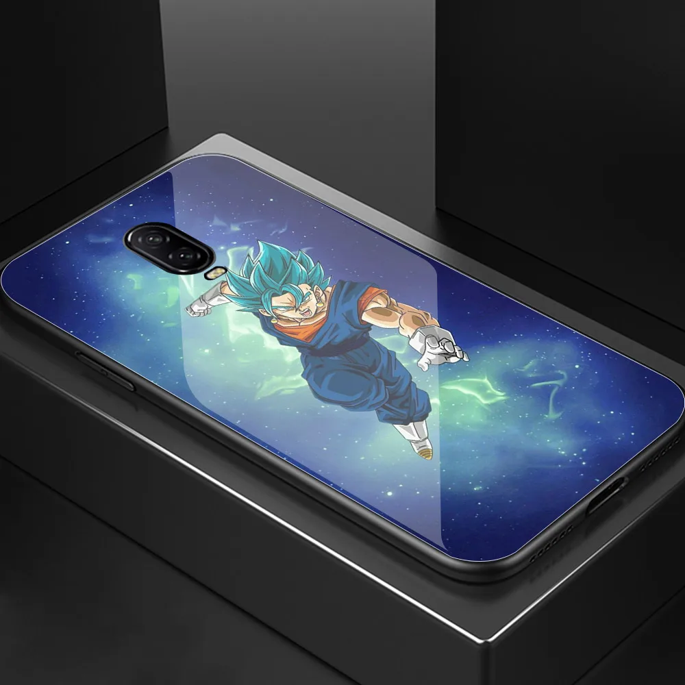 Чехол Finder для OnePlus 7 pro Чехол Dragon Ball Z Son Goku 7t стеклянная задняя крышка чехол для телефона оболочка для OnePlus 6t 6 7 pro - Цвет: 02203