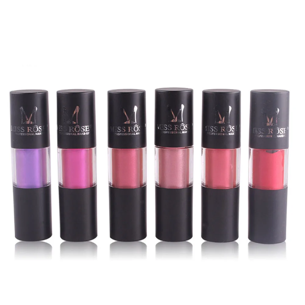 Cylindrical Long Lasting Makeup Matte Liquid Lipstick Non-stick Cup Lip Gloss | Красота и здоровье
