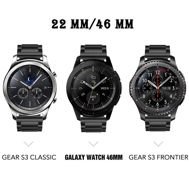 HOCO классический ремешок на запястье из нержавеющей стали для Samsung Gear S3 Classic/Frontier