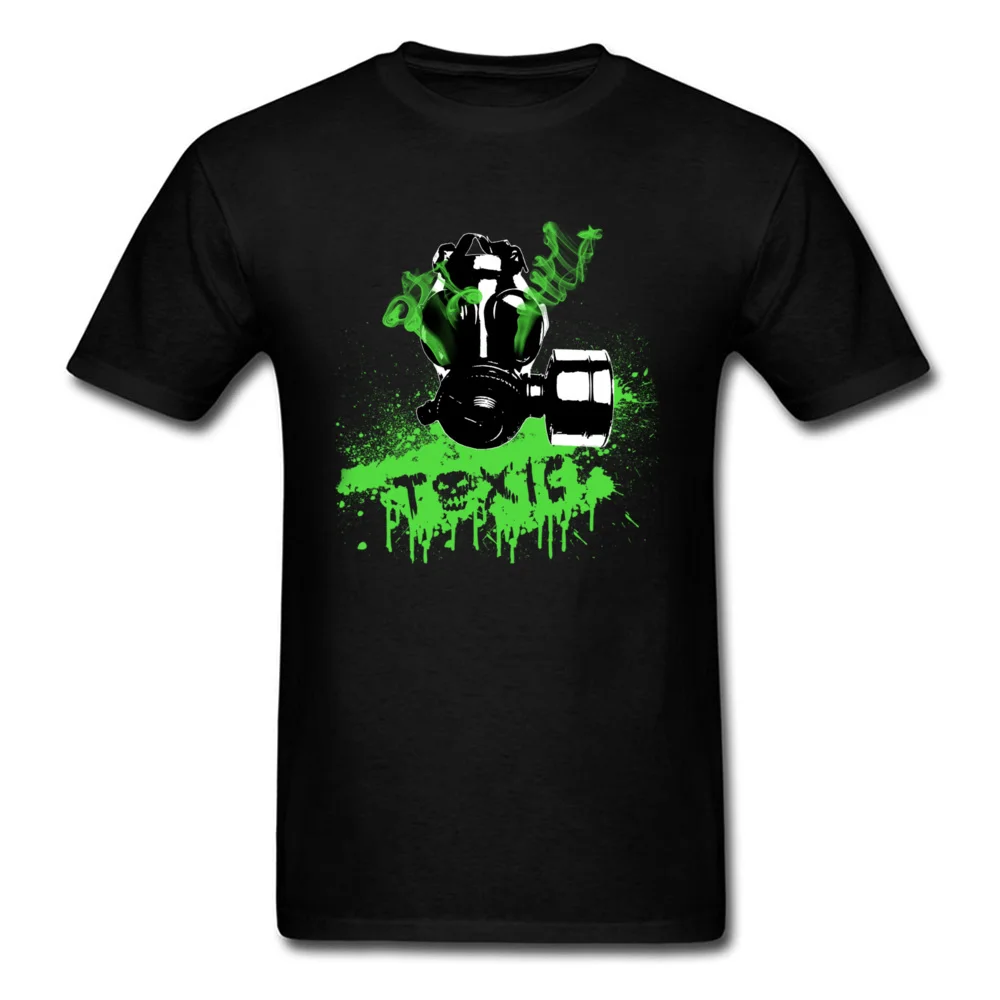 Toxic Tees Rife Gas черная футболка с круглым вырезом забавная рукавом Kill Bill 6ix9ine Мужская