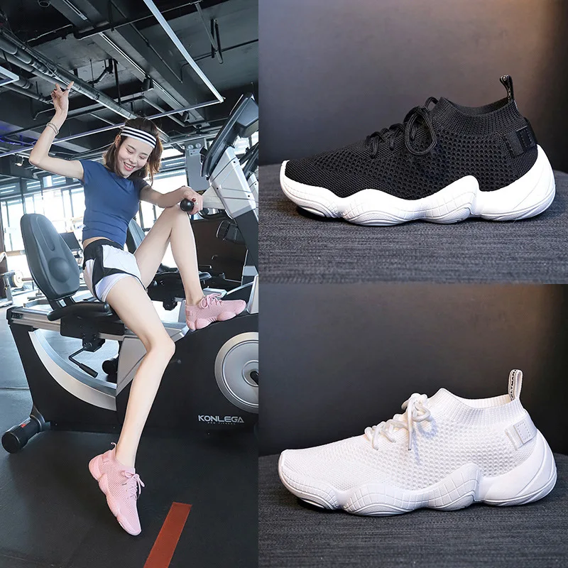 

Brand Running shoes Women Breathable Mesh lightweight anti-skid sneakers New womens Lace-up Gym fitness jogging training shoes