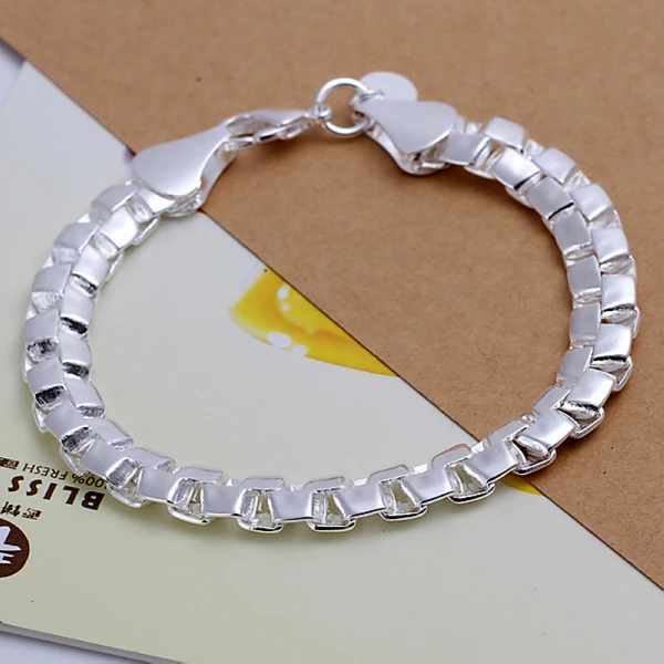 925 серебро позолоченный браслет 2017 ювелирные изделия браслеты и коробки для