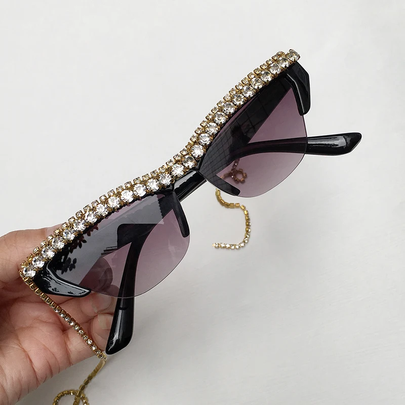 Очки солнцезащитные женские кошачий глаз в винтажном стиле с защитой UV400|Женские