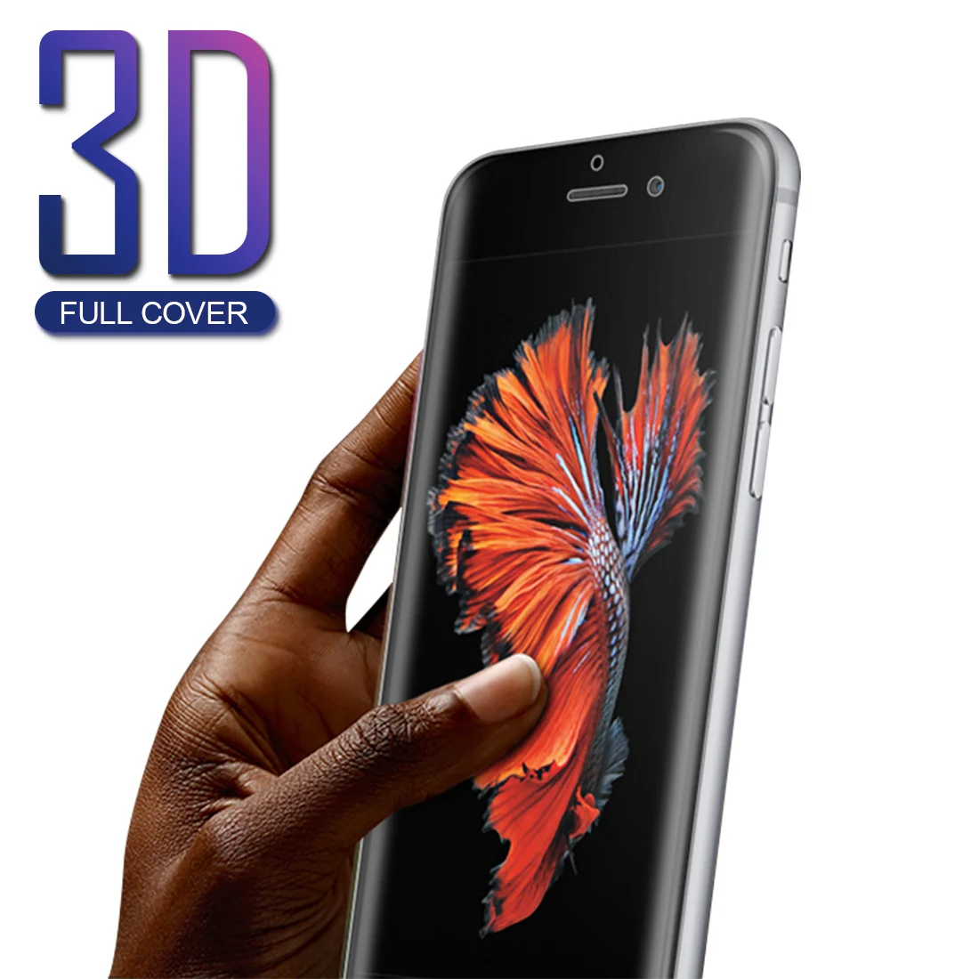 Защитная пленка для iPhone Мягкая изогнутая 3d 10X7 8 6 6S Plus|Защитные стёкла и плёнки