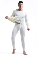 winter warm long johns underwear set thickening heating old age man cold suit mens wind proof bottoming trousers and shirts