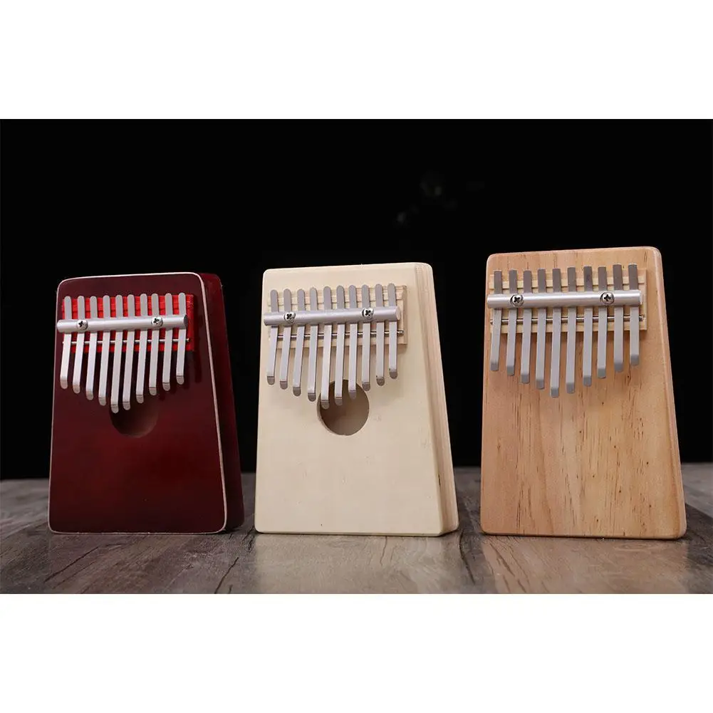 Ни один 10-ключ Kalimba игрушечное пианино детей взрослых музыка палец перкуссии клавиатура