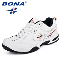 bona new designer men tennis shoes leather popular sport shoes man outdoor trainers popular sneakers shoes comfortable footwear