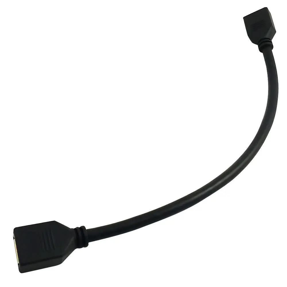 DANSPEED Женский на DP Дисплей порт УДЛИНИТЕЛЬ шнур HDMI Длина кабеля 30 см|Кабели HDMI| |