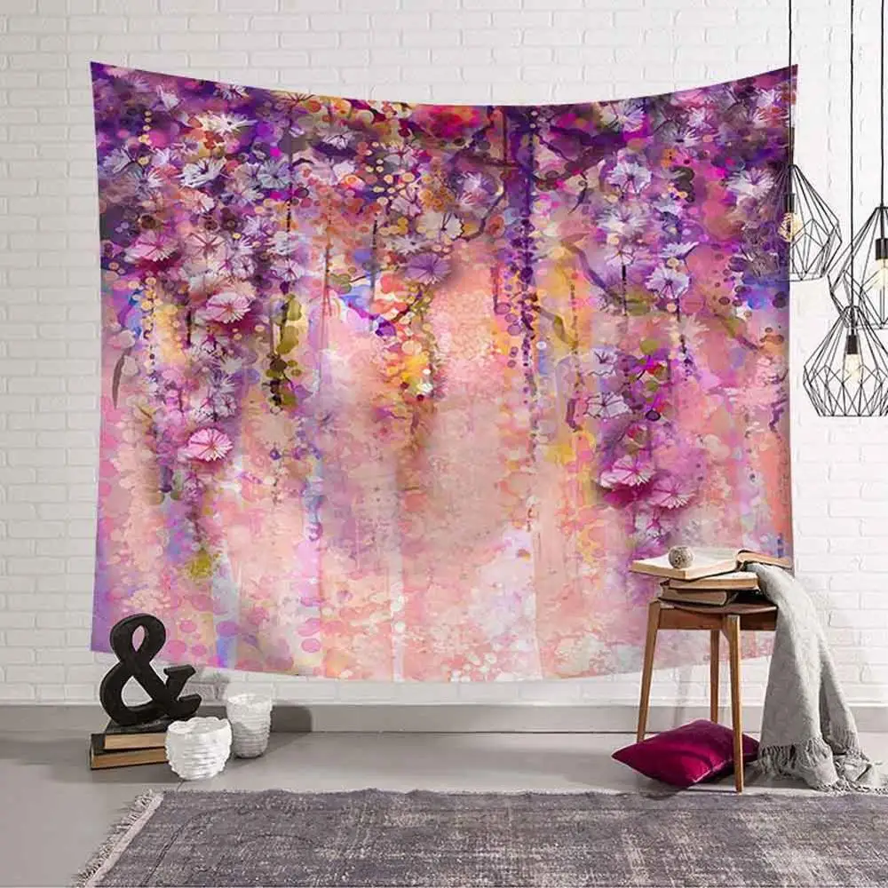 Bohemian Tapestry 13 Мандала настенный пальмовый гобелен с изображение листьев алмазное перо точка письмо 3D цветок искусство ковер одеяло йога коврик Спальня Декоративные - Цвет: Bohemian Tapestry 13
