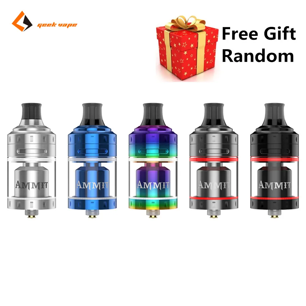 Оригинальная электронная сигарета Geekvape Ammit MTL RTA 4 мл атомайзер заправка сверху