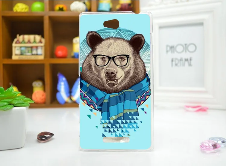 Новое Прибытие Мода печать Чехол Для SONY Sony Xperia C S39h C2305 C2304 тигр лев медвежья собака