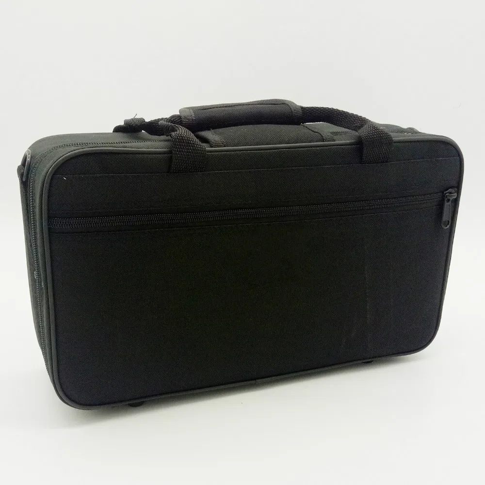 Canvas Case Шведского стола кошки 1986 B12 кларнет BB 17 ключ B ровное сопрано Никель с покрытием из бакелита деревянный духовой инструмент для чистки, тканевые перчатки - Цвет: Canvas Case
