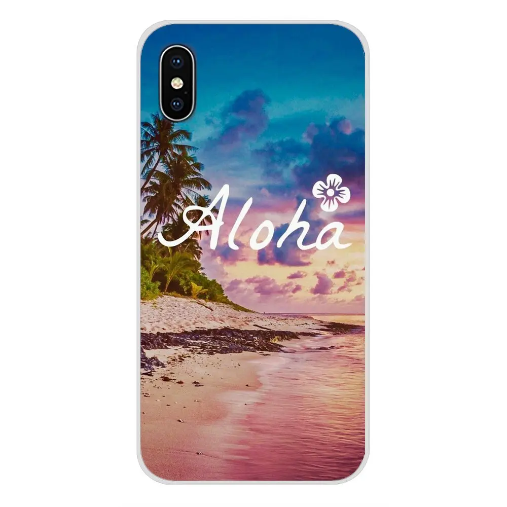 Hawaii Aloha tree для Huawei Nova 2 3 2i 3i Y6 Y7 Y9 Prime Pro GR3 GR5 2017 2018 2019 Y5II Y6II аксессуары чехлы телефонов