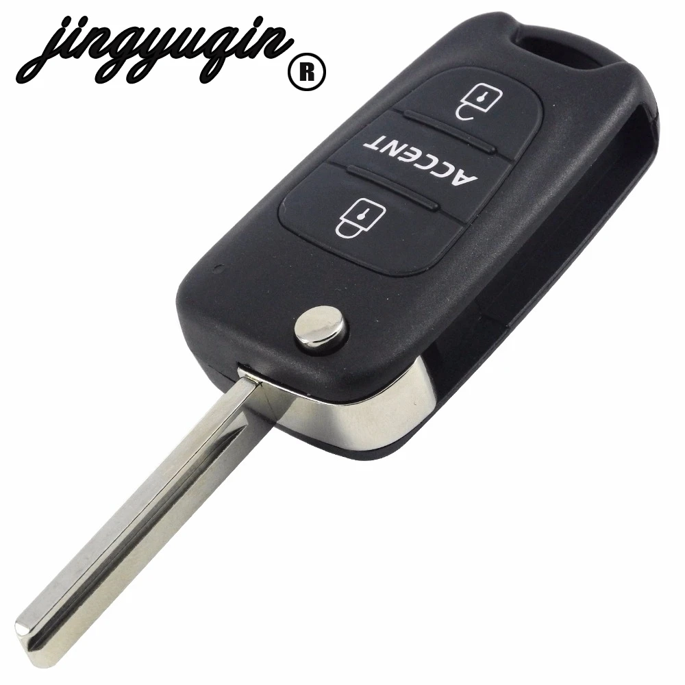 Jingyuqin toy40/hy18r Blade 3 кнопочный откидной складной дистанционный ключ кошка чехол