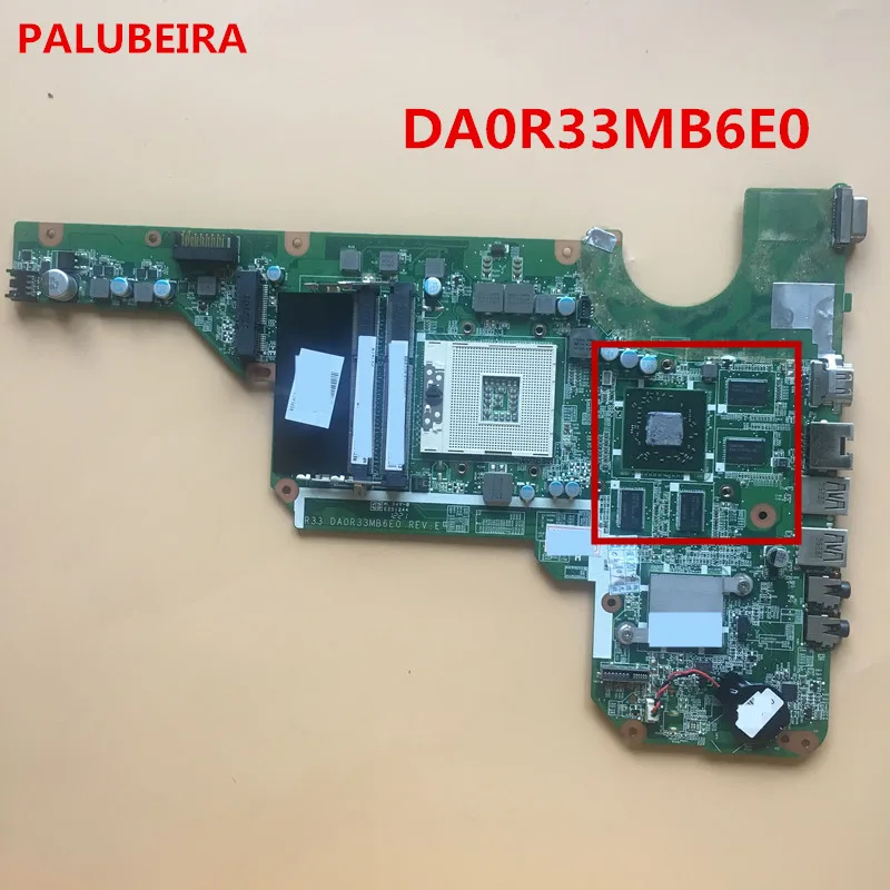PALUBEIRA 680569-001 680569-501 Материнская плата для ноутбука hp G4-2000 G6-2000 с полностью протестирована DA0R33MB6E0