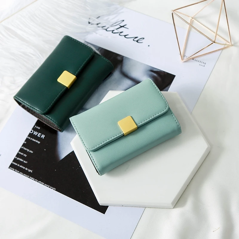 

Card Package Women's Multi-Card Position Korea Cute Ladies Simple Mini Holder Compact Organ