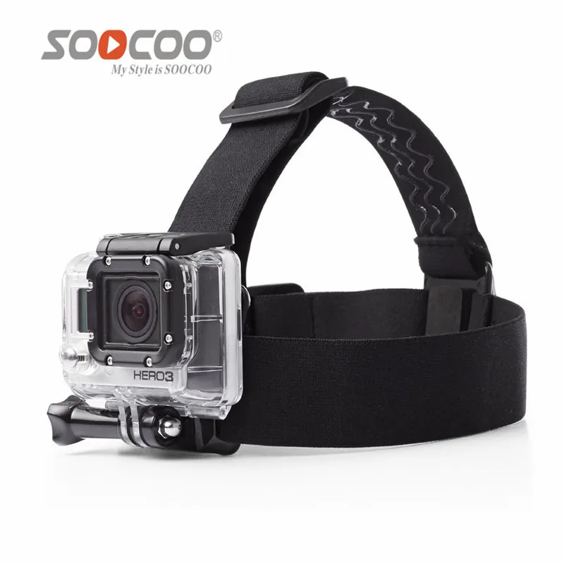 Ремень на голову для Gopro Эластичный регулируемый ремень с креплением