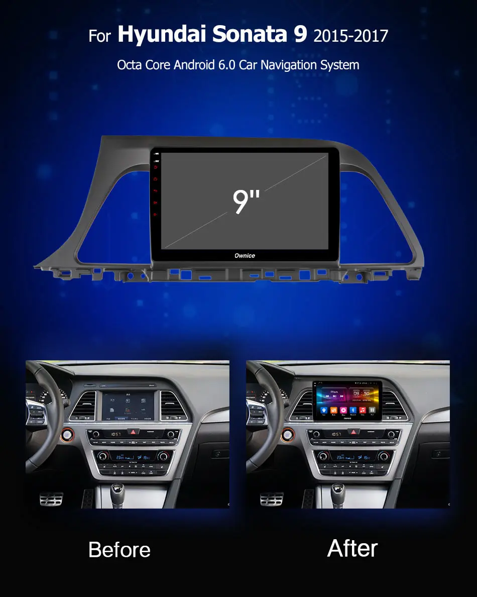 Ownice K1 K2 Octa Core 10 1 &quotAndroid 8 dvd-плеер автомобиля для hyundai Sonata Gen 9/Sonata LF 2015-2017 единиц
