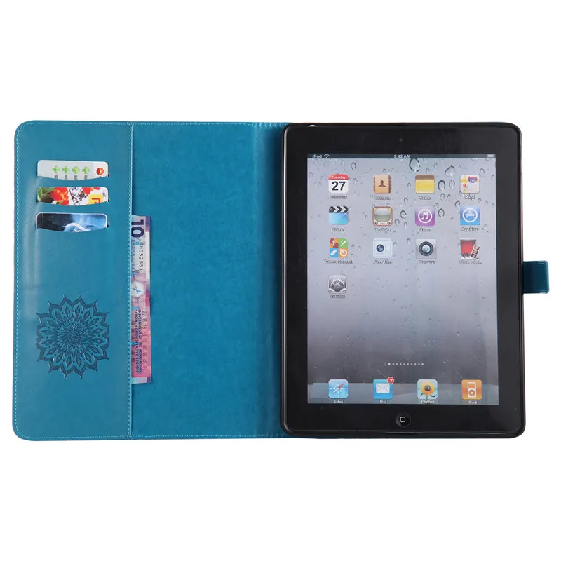 Wekays для Apple IPad 2 3 4 Защита от солнца цветок Смарт Кожаный флип Fundas чехол для IPad 2 3 4 IPad2 IPad3 IPad4 чехол для планшета
