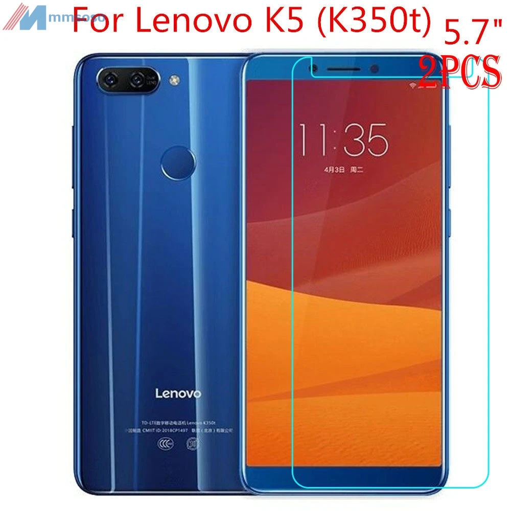 2 шт. закаленное стекло для Lenovo K5 K350t защита экрана 9H 2.5D Защитное телефона