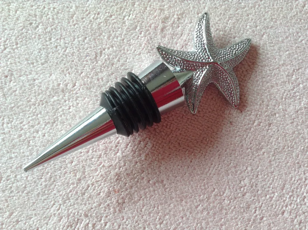 

wedding favor gift and giveaways for man guest -- Star stoppers wine bottle stopper party Favors souvenirs 10pcs/lot