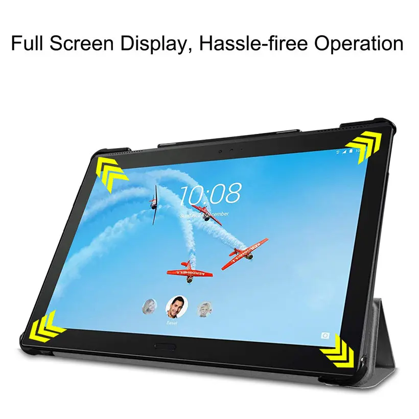 Чехол для Lenovo Tab P10 TB-X705F TB-X705L 10 1 &quotSmart Cover Funda Tablet Slim защитный чехол-подставка +
