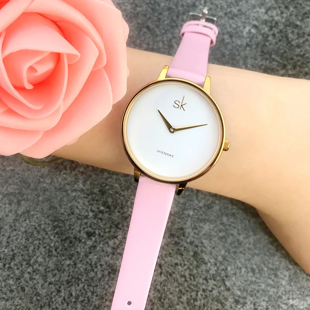 

2019 Luxury Brand Fashion Casual Ladies Watch Leather Strap Waterproof Quartz Ladies Watch Simple Style Watch Relogio Feminino