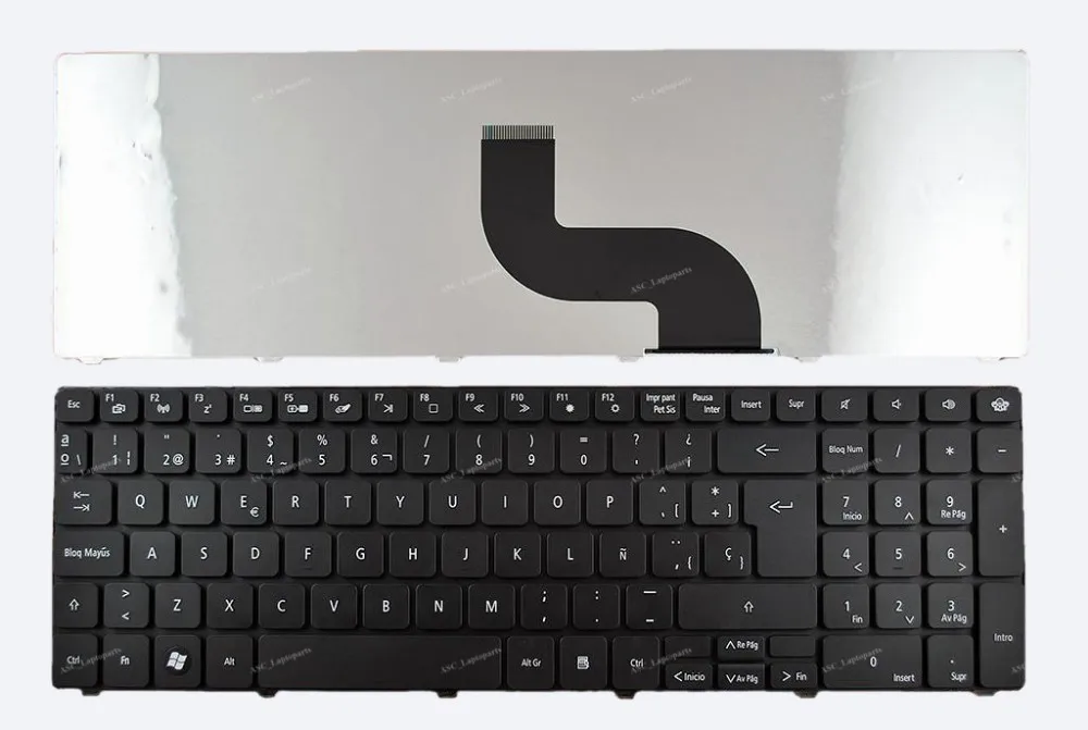 Новая клавиатура SP с испанской раскладкой Teclado для ноутбука Packard Bell оловянные 96