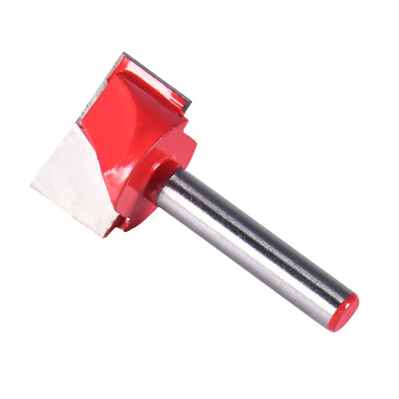 

1/4" Router CNC Engraving Woodworking V Groove Bottom Cleaning Router Bit Head Milling Cutter CNC Woodworking Tool Bit 6x22mm